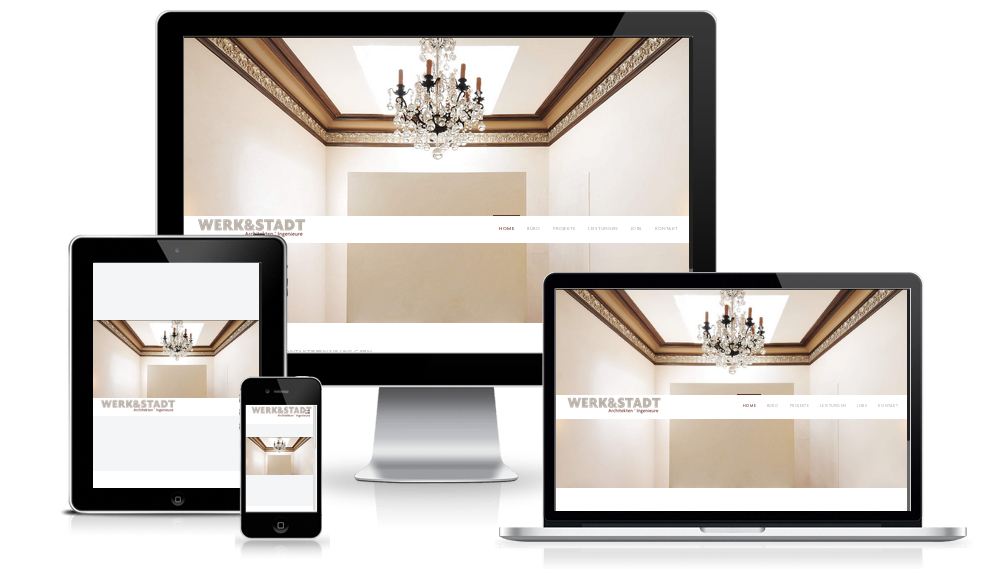 Referenzen Responsive Webdesign von Werk&Stadt